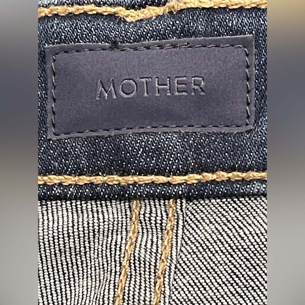 Mother Patch Pocket Insider Flood Jeans Women Size 32  English  Chic - Picture 14 of 14